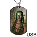 Beautiful Fairy In The Night Dog Tag USB Flash (Two Sides) Front