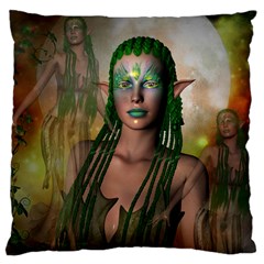 Beautiful Fairy In The Night Large Cushion Case (One Side)