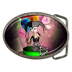 Cute Little Harlequin Belt Buckles by FantasyWorld7