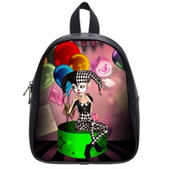 Cute Little Harlequin School Bag (small) by FantasyWorld7