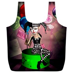 Cute Little Harlequin Full Print Recycle Bag (xxxl)