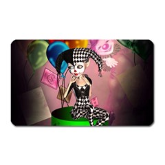 Cute Little Harlequin Magnet (rectangular) by FantasyWorld7