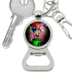 Cute Little Harlequin Bottle Opener Key Chain by FantasyWorld7