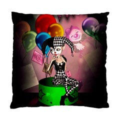 Cute Little Harlequin Standard Cushion Case (one Side) by FantasyWorld7