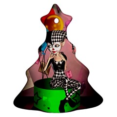 Cute Little Harlequin Ornament (christmas Tree)  by FantasyWorld7