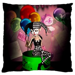 Cute Little Harlequin Standard Flano Cushion Case (two Sides) by FantasyWorld7