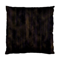 Abstrait Lignes Marron Standard Cushion Case (one Side) by kcreatif