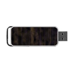 Abstrait Lignes Marron Portable Usb Flash (two Sides) by kcreatif