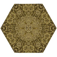 Heavy Metal Flower And Heavenly Feelings Wooden Puzzle Hexagon