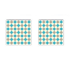 Background Graphic Wallpaper Stylized Colorful Fun Geometric Design Decor Cufflinks (square) by Vaneshart