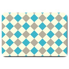 Background Graphic Wallpaper Stylized Colorful Fun Geometric Design Decor Large Doormat  by Vaneshart