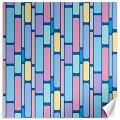 Background Wallpaper Block Pattern Canvas 12  X 12  by Vaneshart