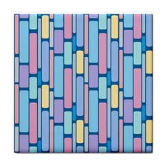 Background Wallpaper Block Pattern Face Towel