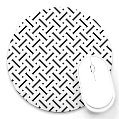 Design Repeating Seamless Pattern Geometric Shapes Scrapbooking Round Mousepads by Vaneshart