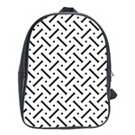 Design Repeating Seamless Pattern Geometric Shapes Scrapbooking School Bag (XL) Front