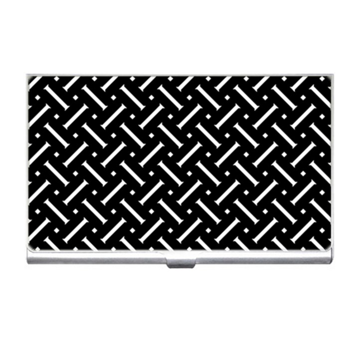 Geometric Pattern Design Repeating Eamless Shapes Business Card Holder