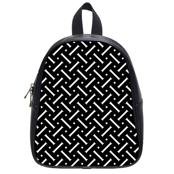 Geometric Pattern Design Repeating Eamless Shapes School Bag (Small)