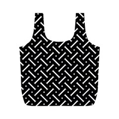 Geometric Pattern Design Repeating Eamless Shapes Full Print Recycle Bag (m) by Vaneshart