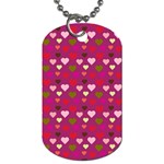 Hearts Seamlessp Attern Background Cute Love Children Symbol Kiddies Dog Tag (Two Sides) Front