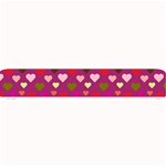 Hearts Seamlessp Attern Background Cute Love Children Symbol Kiddies Small Bar Mats 24 x4  Bar Mat