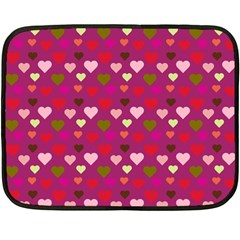 Hearts Seamlessp Attern Background Cute Love Children Symbol Kiddies Double Sided Fleece Blanket (mini)  by Vaneshart