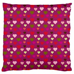 Hearts Seamlessp Attern Background Cute Love Children Symbol Kiddies Standard Flano Cushion Case (two Sides) by Vaneshart