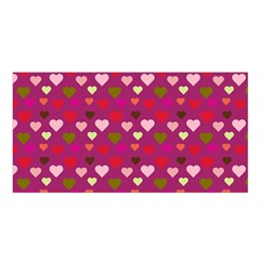 Hearts Seamlessp Attern Background Cute Love Children Symbol Kiddies Satin Shawl by Vaneshart