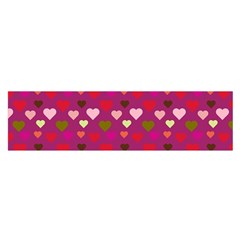 Hearts Seamlessp Attern Background Cute Love Children Symbol Kiddies Satin Scarf (oblong) by Vaneshart