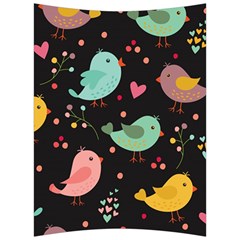 Birds Cute Pattern Background Back Support Cushion by Vaneshart