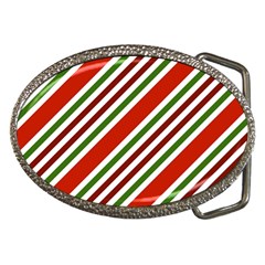 Christmas Color Stripes Belt Buckles