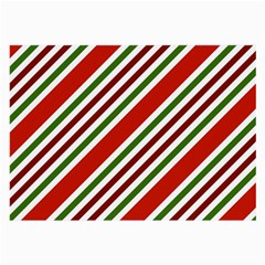 Christmas Color Stripes Large Glasses Cloth