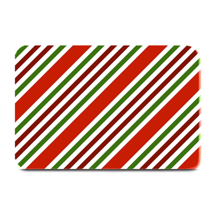 Christmas Color Stripes Plate Mats