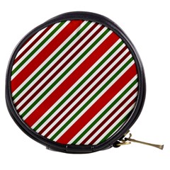 Christmas Color Stripes Mini Makeup Bag