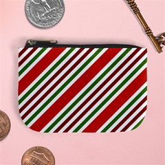 Christmas Color Stripes Mini Coin Purse