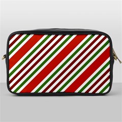 Christmas Color Stripes Toiletries Bag (One Side)