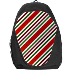 Christmas Color Stripes Backpack Bag