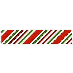 Christmas Color Stripes Small Flano Scarf