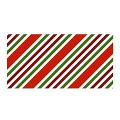 Christmas Color Stripes Satin Wrap