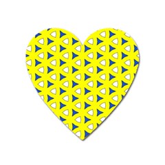 Pattern Yellow Pattern Texture Seamless Modern Colorful Repeat Heart Magnet