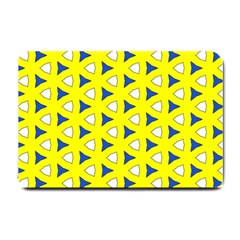 Pattern Yellow Pattern Texture Seamless Modern Colorful Repeat Small Doormat  by Vaneshart