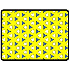 Pattern Yellow Pattern Texture Seamless Modern Colorful Repeat Fleece Blanket (large)  by Vaneshart