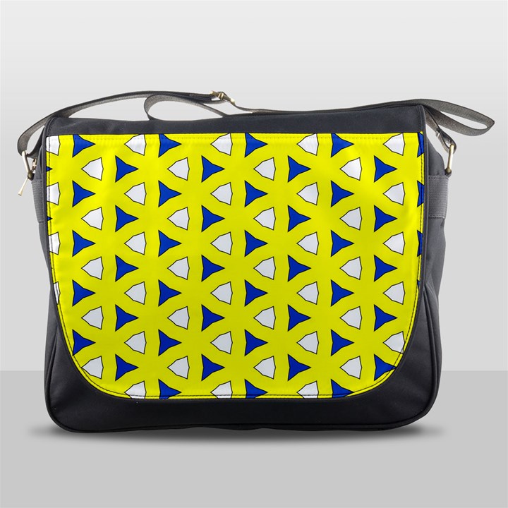 Pattern Yellow Pattern Texture Seamless Modern Colorful Repeat Messenger Bag