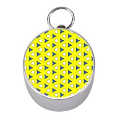 Pattern Yellow Pattern Texture Seamless Modern Colorful Repeat Mini Silver Compasses by Vaneshart