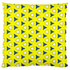 Pattern Yellow Pattern Texture Seamless Modern Colorful Repeat Large Flano Cushion Case (two Sides) by Vaneshart