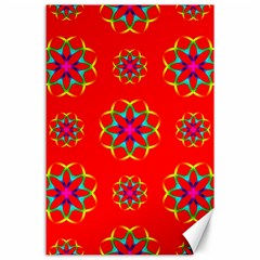 Geometric Design Decor Decorative Repeating Pattern Seamless Canvas 24  X 36  by Vaneshart