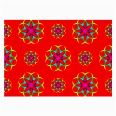 Geometric Design Decor Decorative Repeating Pattern Seamless Large Glasses Cloth (2 Sides) by Vaneshart