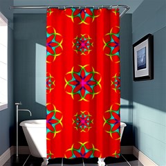 Geometric Design Decor Decorative Repeating Pattern Seamless Shower Curtain 36  X 72  (stall)  by Vaneshart