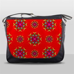 Geometric Design Decor Decorative Repeating Pattern Seamless Messenger Bag by Vaneshart