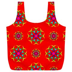 Geometric Design Decor Decorative Repeating Pattern Seamless Full Print Recycle Bag (xl) by Vaneshart