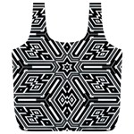 Grid Pattern Backdrop Seamless Design Geometric Patterns Line Full Print Recycle Bag (XXL) Front